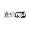 Clearance Combiné 2 feux 1050 x 420 mm Appareil De Cuisson Intérieur·Combiné Évier Gaz|Cuisson Intérieure, Réchaud Et Réchaud-Four·Réchaud Évier Gaz Combiné