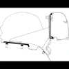New Adaptateur 4200 MERCEDES Vito / Class V avec toit SCA Store·Adapteur De Store Van Et Fourgon