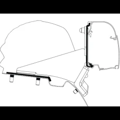 New Adaptateur 4200 MERCEDES Vito / Class V avec toit SCA Store·Adapteur De Store Van Et Fourgon