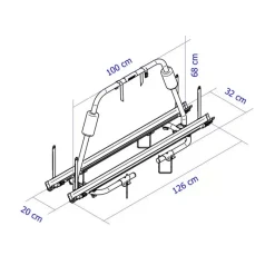 Discount Caravan Light Porte Vélos·Porte Vélos Caravanes