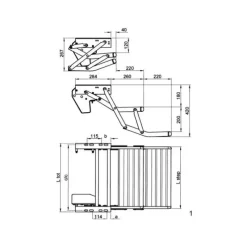 Double Step 12V 380*Thule New