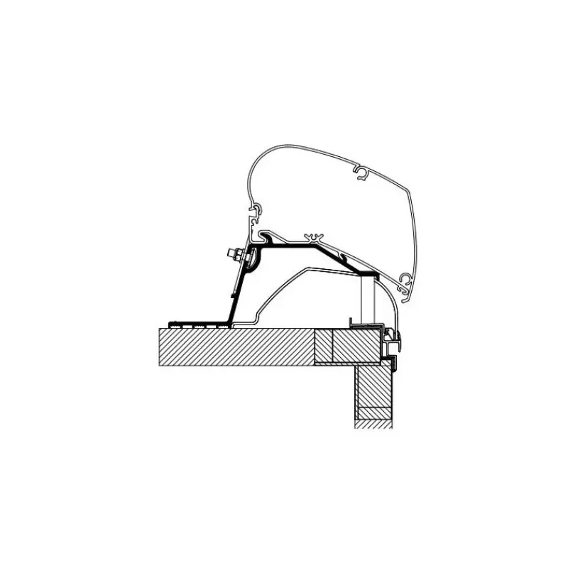 kit adaptateur HOBBY Caravan depuis 2024*Thule Clearance