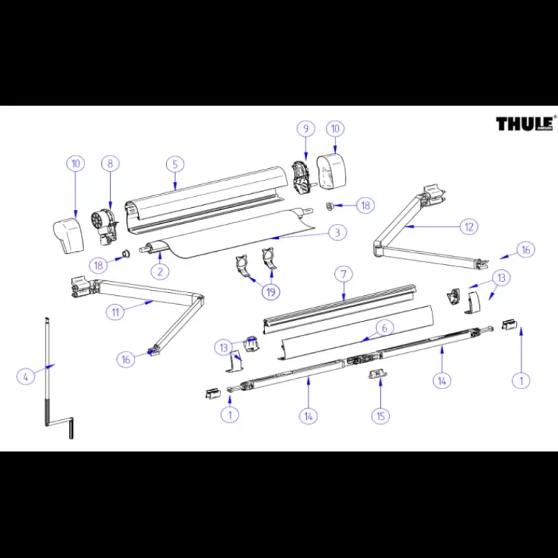 Pièces détachées Omnistor 5102*Thule Best