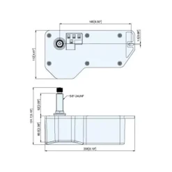 TMC Moteur essuie-glace médium 12/24 V*TMC Marine Clearance