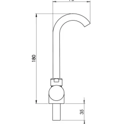 Aqua Mitigeur d'eau froide/chaude en laiton chromé*Trem Sale