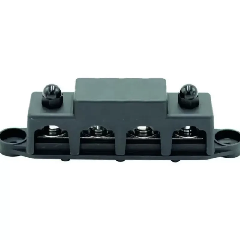 Sale Busbar négatif 250A - 4 x M10 | 4 x M4 Distribution & Protection·Busbar Et Bornier Dc|Distribution & Protection·Bornier Et Busbar Dc