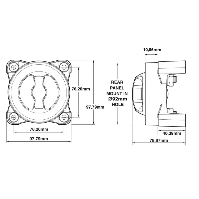 Clearance Coupe circuit Maxi 350A bipolaire | ON-OFF-Combiné Distribution & Protection·Coupe-Circuit|Distribution & Protection·Coupe-Batterie & Commutateur