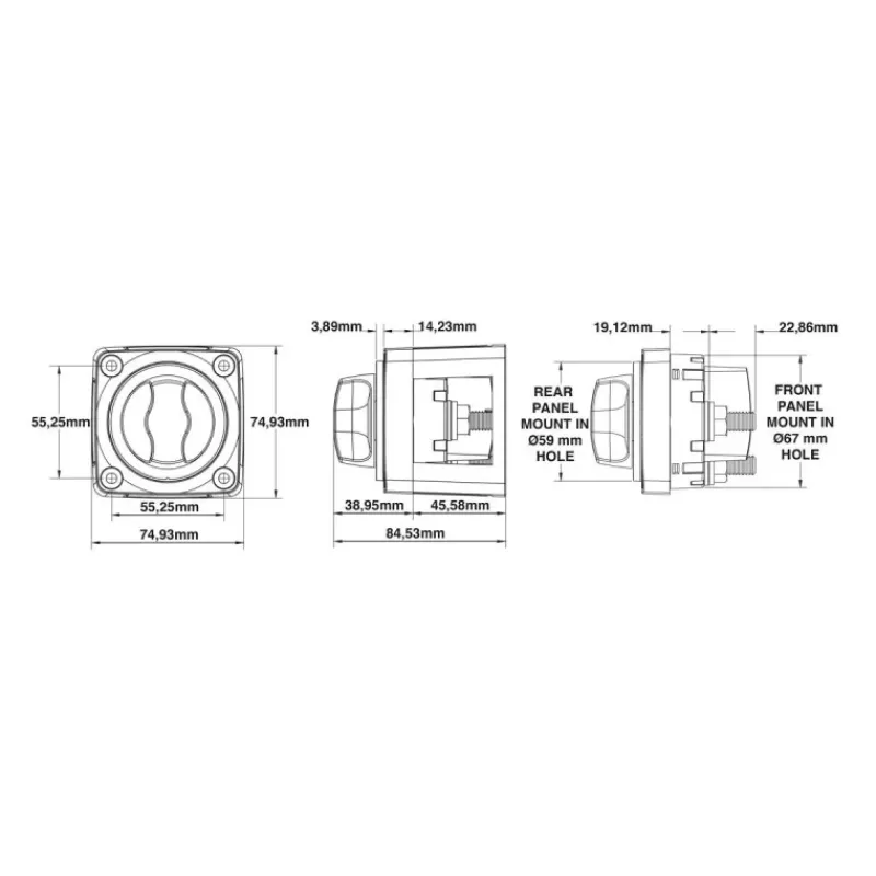Best Coupe circuit Mini 300A unipolaire | ON-OFF Distribution & Protection·Coupe-Circuit|Distribution & Protection·Coupe-Batterie & Commutateur