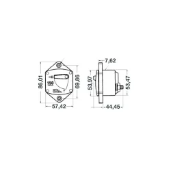 Disjoncteur 100A - série 187*Trem Discount