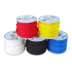 Garcette en tresse polyester uni Ø 3 mm*Trem Discount