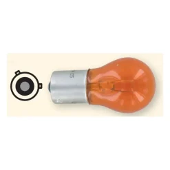 Ampoule 12 V BAU 15s ambre*Trigano Hot