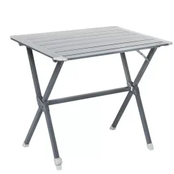 Table à clayettes aluminium 80 cm*Trigano Sale
