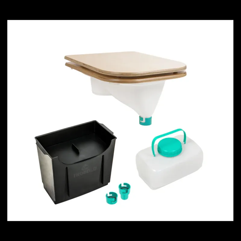 Outlet Kit DIY avec siège en bois L'Eau·Toilette Sèche|Wc & Sanitaires·Toilette À Séparation