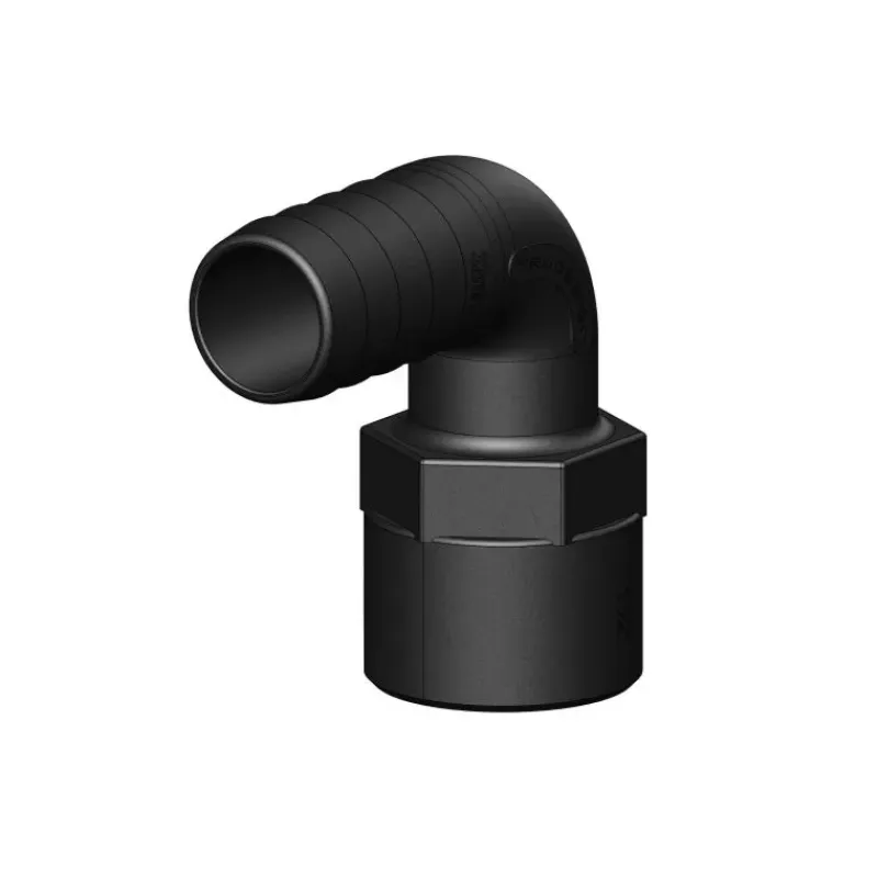 Sale Coude 90° FM fileté cannelé noir BSP Plomberie·Raccord Cannelé & Fileté|Plomberie·Raccord Fileté & Cannelé