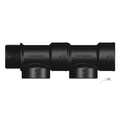 Outlet Raccord en T MFF noir 1''1/2 BSP Plomberie·Raccord Cannelé & Fileté​|Plomberie·Raccord Fileté & Cannelé​