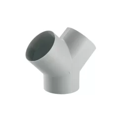New Pièce en Y | pour tuyau ø 65 mm Accessoire Pour Chauffage Et Combiné·Bouches Et Raccords De Gaines D'Air Chaud
