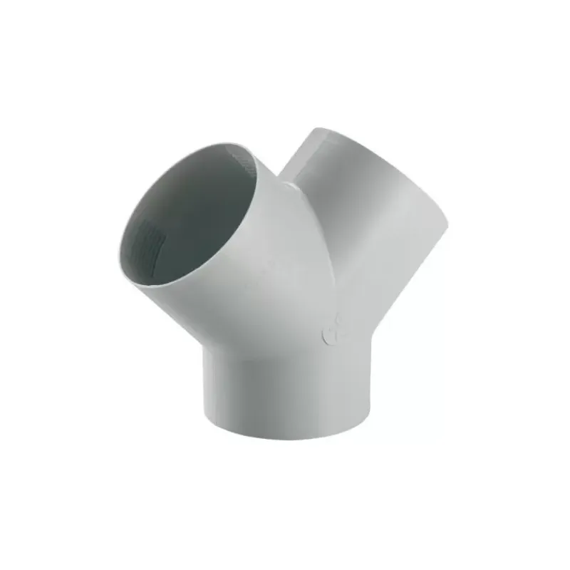 New Pièce en Y | pour tuyau ø 65 mm Accessoire Pour Chauffage Et Combiné·Bouches Et Raccords De Gaines D'Air Chaud