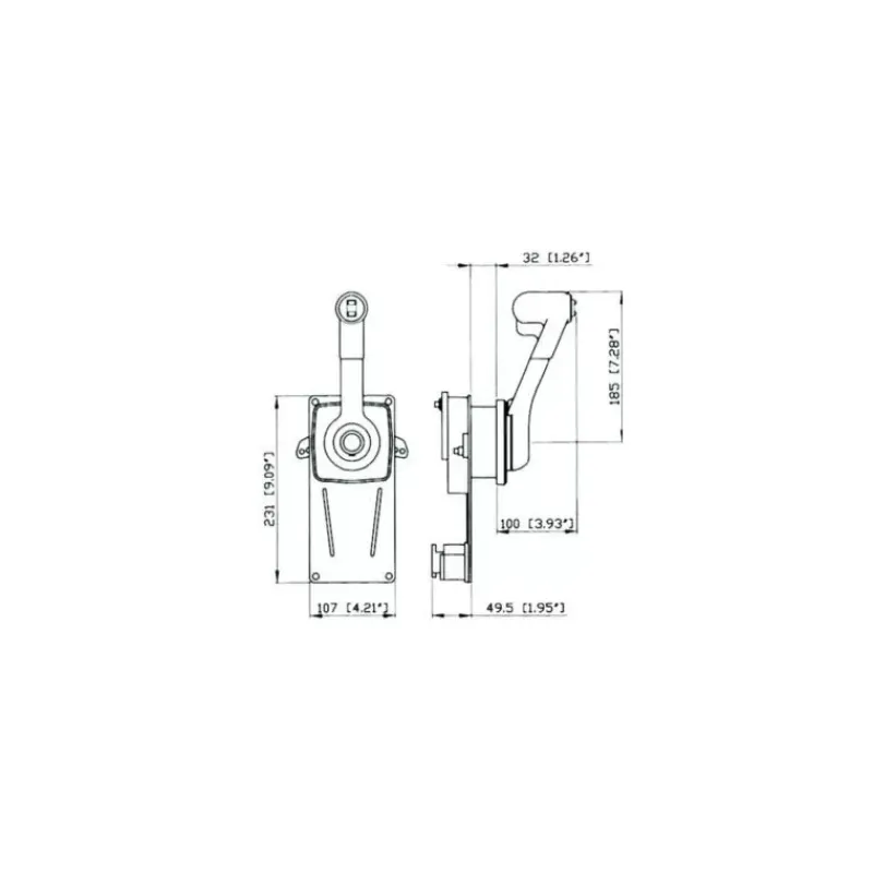 Best Boîtier B184 commande moteur avec TRIM Poste De Pilotage·Commande Moteur
