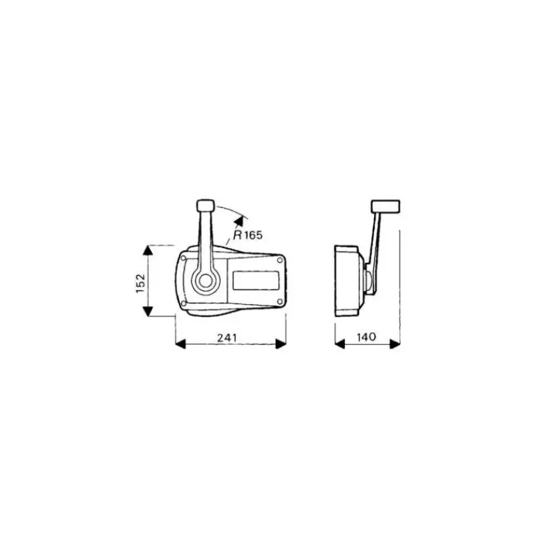 Clearance Boîtier B90 noir Poste De Pilotage·Commande Moteur