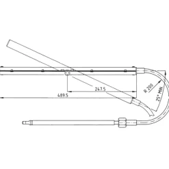Câble de direction T86*Ultraflex Best