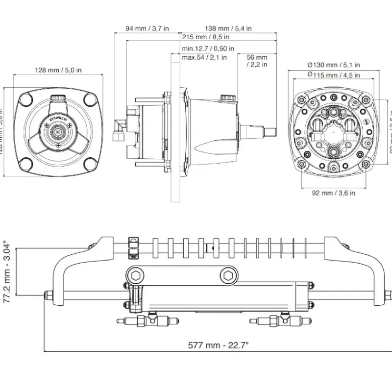 Kit GoTech OBF jusqu'à 115 CV - vérin frontal*Ultraflex Discount