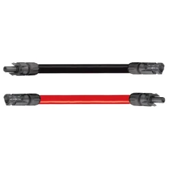 Paire de câbles solaire 4 mm² sertis de connecteurs MC4 | 2 côtés*Uniteck Online