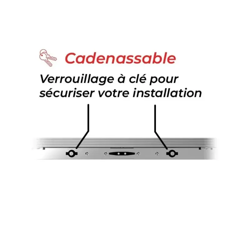 Unifix 300.1 C Support véhicule de loisirs inclinable*Uniteck Hot