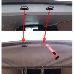 Sale Moustiquaire porte arrière double de van améangé | Universel Renault Trafic / Primastar / Vivaro / Nv300|Rideau Isolant, Volet & Moustiquaire·Moustiquaire Pour Fenêtre & Ouverture Fourgon Ou Van