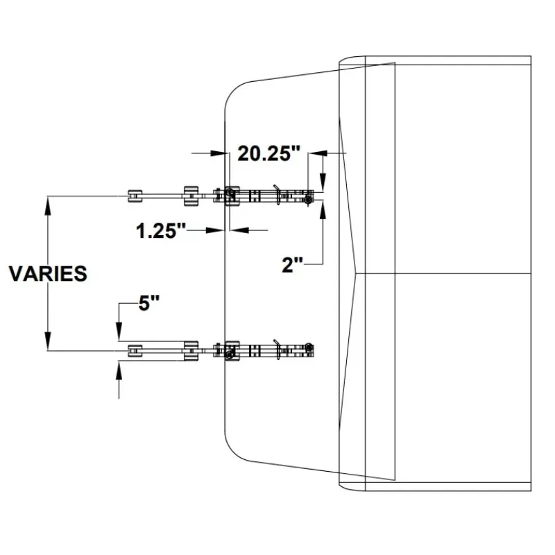 Grue et support pour annexe*Versachock Discount