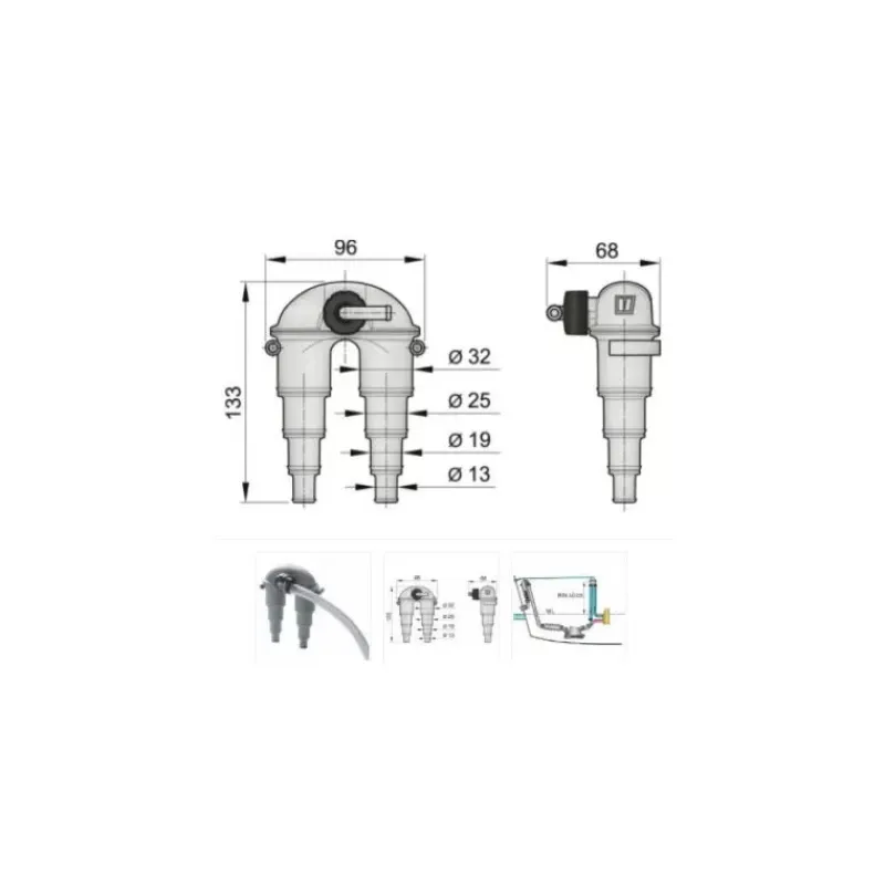 Online Coude anti-siphon ø13 à 32 mm | A durite Plomberie·Clapet Anti Retour Et Coude Anti-Siphon