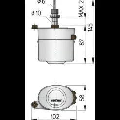 Kit essuie glace 12V complet*Vetus