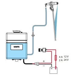 Kit lave glace complet 12/24V*Vetus Sale