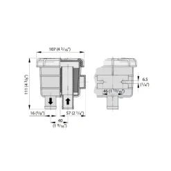 NSF16DS Filtre anti-odeur gasoil*Vetus Sale