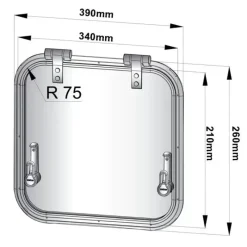 New Planus rectangle Hublot & Aération·Hublot & Panneau De Pont