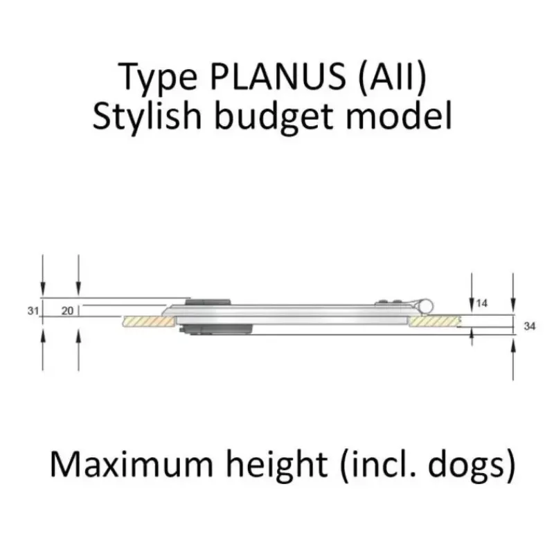 New Planus rectangle Hublot & Aération·Hublot & Panneau De Pont