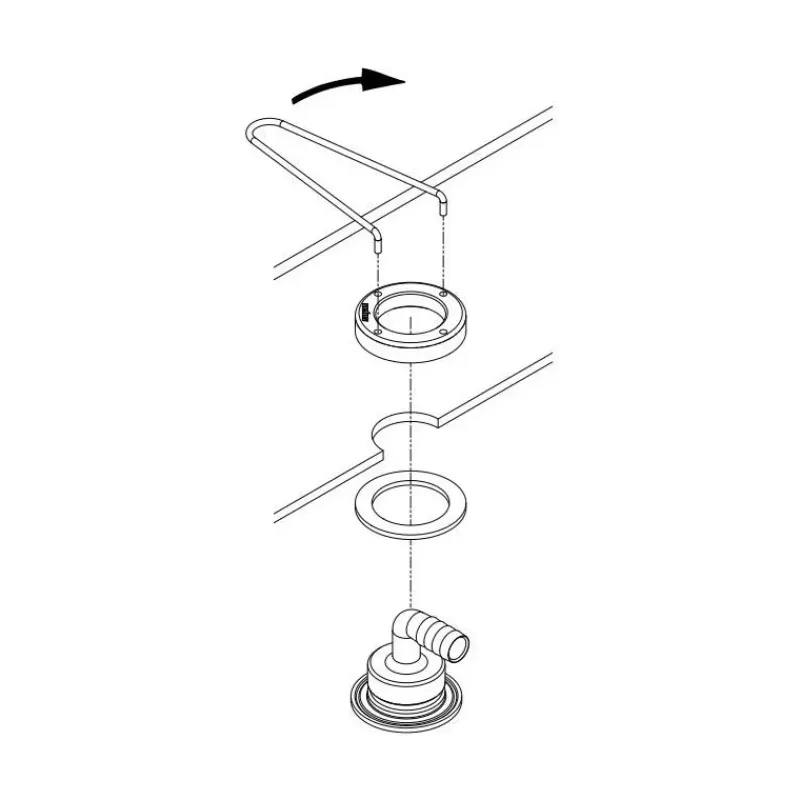 Outlet Raccord coudé pour réservoir souple Réservoir D'Eau·Accessoire Réservoir|Plomberie·Raccord Fileté & Cannelé​