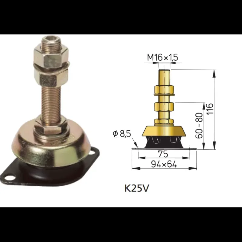 New Silent Bloc K 1 ou 2 cylindres 6-20 CV Equipement Moteur In-Bord·Silent Bloc