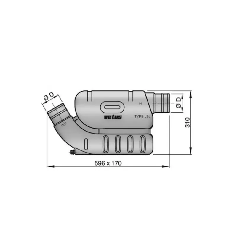 Waterlock LSL 40 à 121 CV*Vetus New