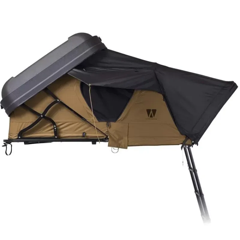 VICKY WOOD Mighty Oak 190 Line-X Tente De Toit, Barre De Toit, Coffre & Échelle·Tente De Toit