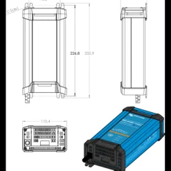 VICTRON Blue Smart IP22 24/12 Production Électrique·Chargeur De Batterie 230 V|Production Électrique·Chargeur 230V