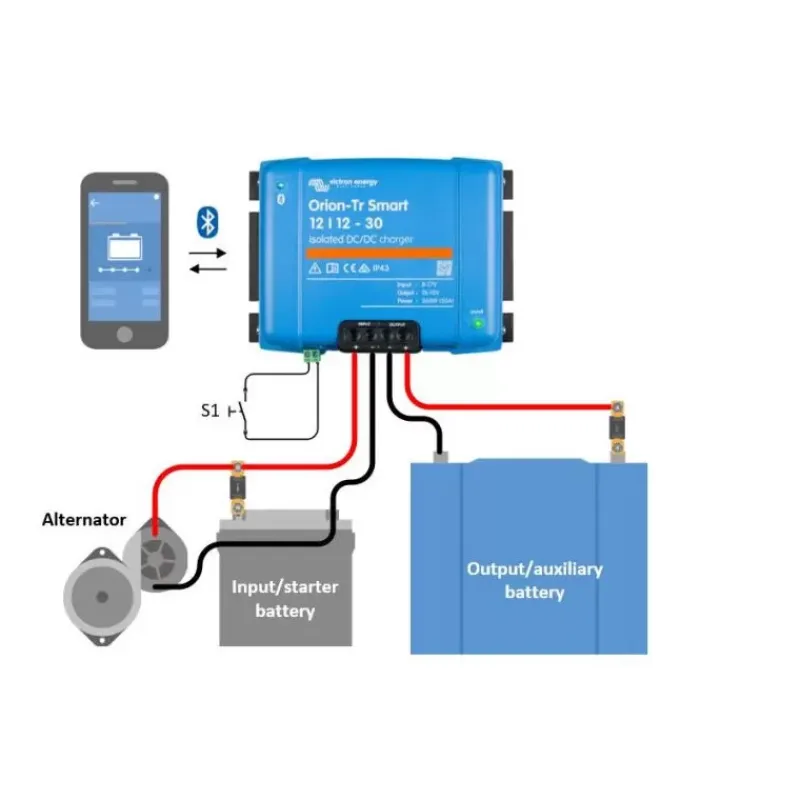 VICTRON Orion-Tr Smart 24/12-30 A Production Électrique·Chargeur Dc/Dc Booster|Production Électrique·Chargeur Dc-Dc Booster