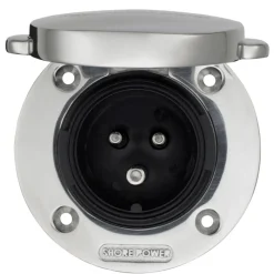 New VICTRON Socle de connexion AC - 16 A | inox Distribution & Protection·Socle Et Prise Carrosserie|Distribution & Protection·Prise De Quai