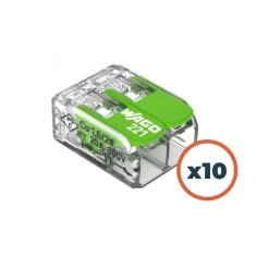 Online 221 Green 2 entrées | pack de 10 Distribution & Protection·Connecteur Dc|Distribution & Protection·Connecteur Dc