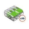 221 Green 3 entrées | pack de 10*Wago Online