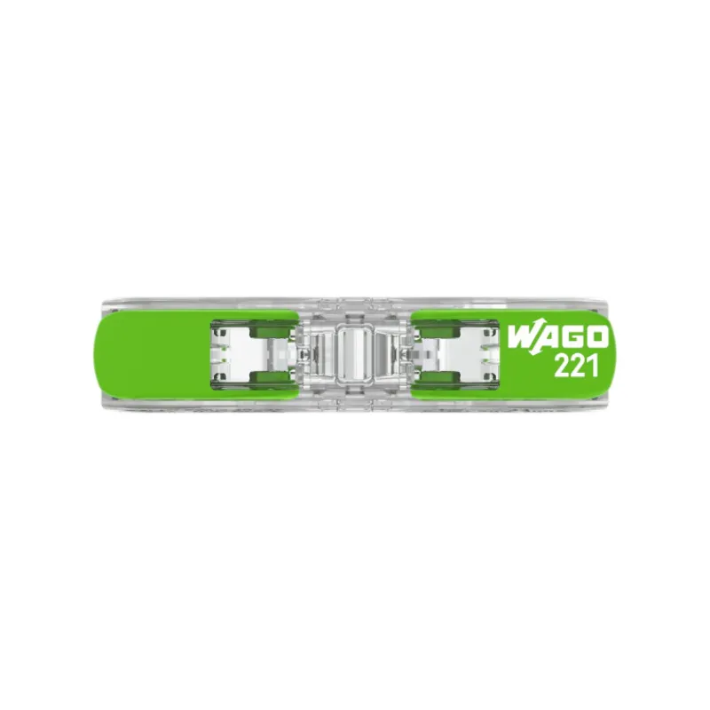 221 Green Inline 2 entrées en ligne | pack de 10*Wago Discount