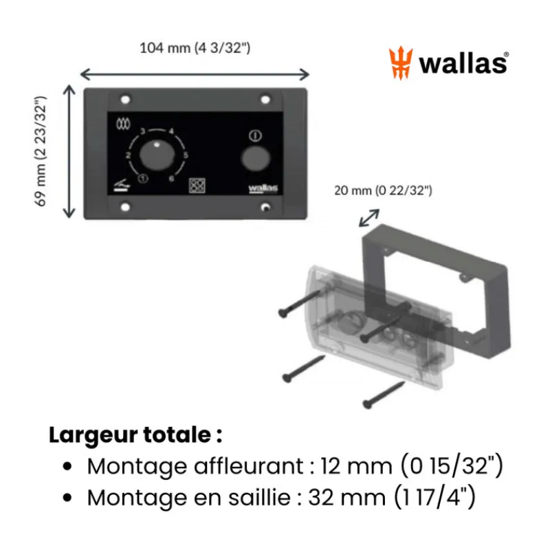 XC Duo | Combiné plaque de cuisson + Chauffage*WALLAS Online