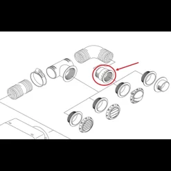 Online Bride ø 60 mm Accessoire Pour Chauffage Et Combiné·Bouches Et Raccords De Gaines D'Air Chaud