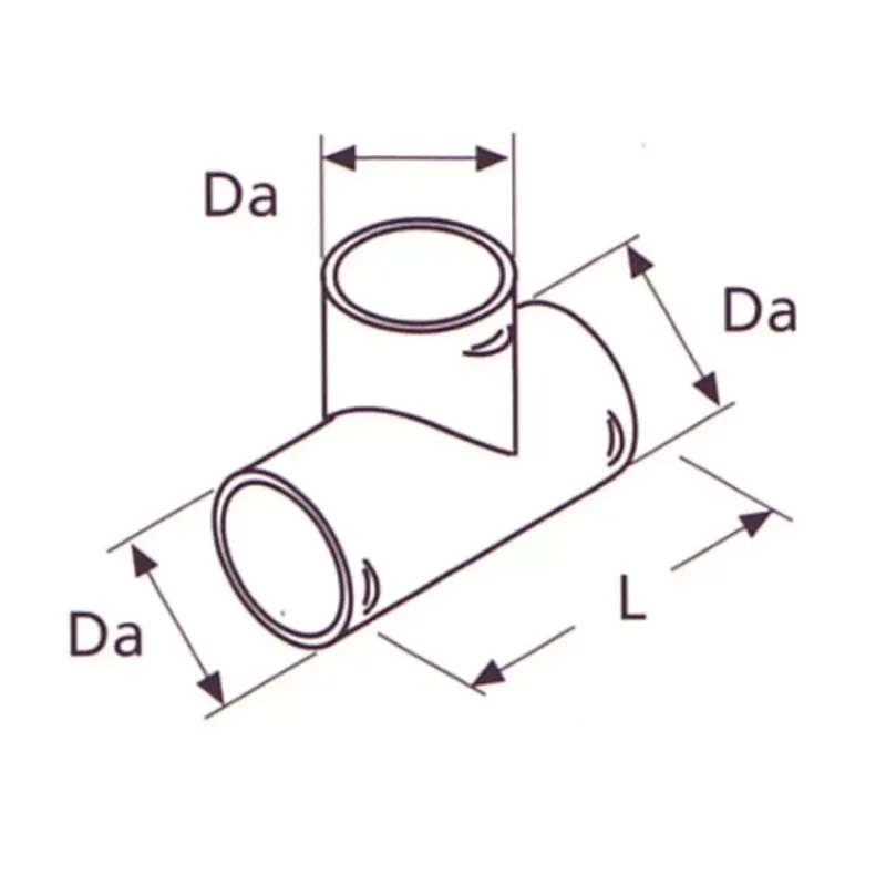 Raccord T ø 60 mm*Webasto