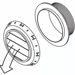 Online Sortie d'air fixe Ø 90 mm Accessoire Pour Chauffage Et Combiné·Bouches Et Raccords De Gaines D'Air Chaud