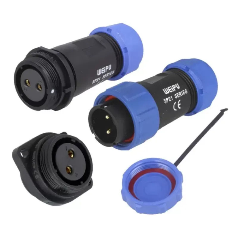 WEIPU Connecteur étanche 2P - 30A - 4 mm² Distribution & Protection·Connecteur Dc|Distribution & Protection·Connecteur Dc